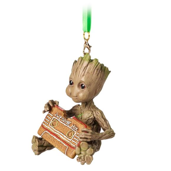 Disney Sketchbook Ornament - Baby Groot – Guardians of the Galaxy W Shipper - Picture 2 of 3